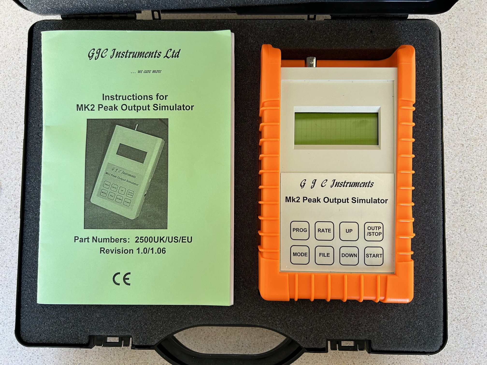 Peak Output Simulator GJC Instruments